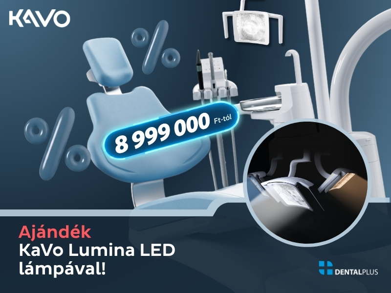 KaVo amiQa – most ajándék KaVo Lumina LED operációs lámpával