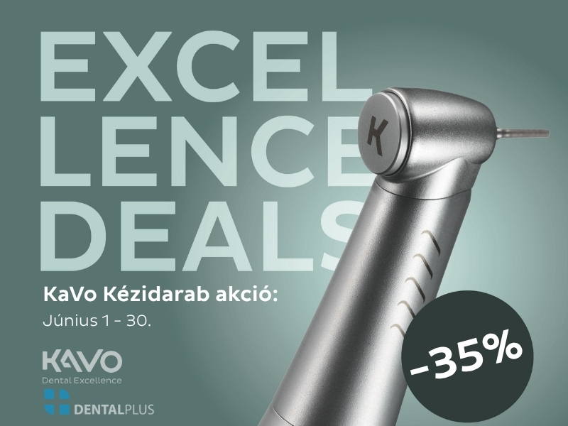 KaVo EXPERT kézidarab akció – Akár 35% kedvezmény júniusban!