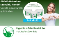 2+1 FD 366 szenzitív kendő alkoholcsökkentett - vödrös kiszerelés - 100 kendő/vödör 